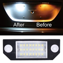 24 Leds Kentekenverlichting Voor Ford Focus C-Max MK2 2003-2008 Auto Lichtbron, 12V