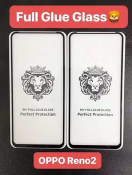 

Full Glue Tempered Glass Screen Protector For Oppo Reno2 2F 2Z Realme Q1 5 pro Full Cover Anti-scratch Screen Protector Film
