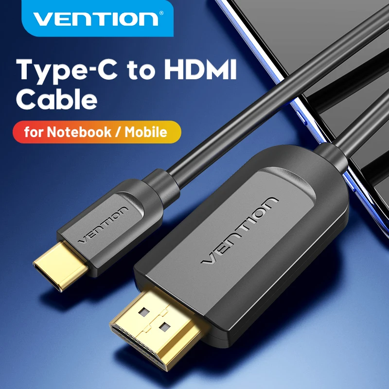 Vention-Cable USB tipo C a HDMI, adaptador HDMI 4K a 30Hz para MacBook,  Huawei Mate 20, P20 Pro, Samsung Galaxy S10, tipo C - AliExpress