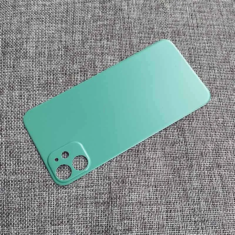 Новейшее Сменное стекло для iPhone X XS MAX XR to 11 Pro 11 PRO MAX с камерой наклейка на рассеиватель Модифицированная задняя крышка для камеры - Цвет: Light green