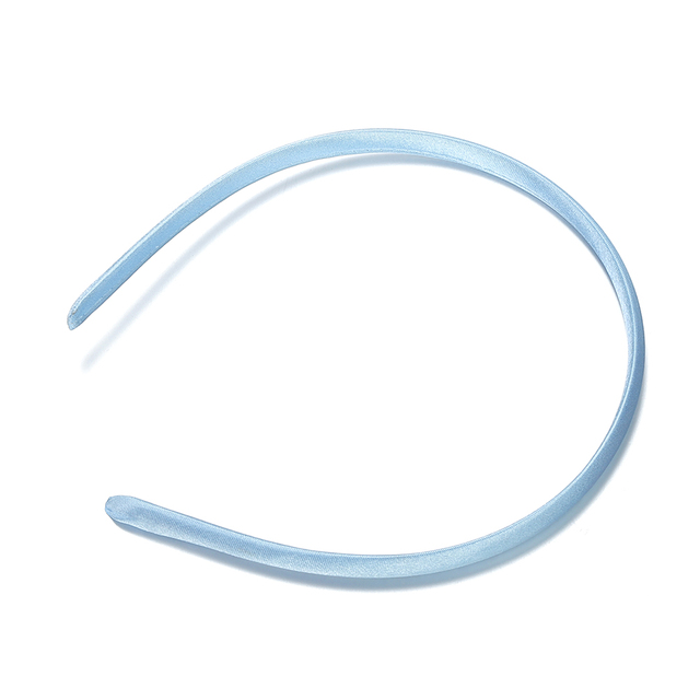 9mm Solid Satin Headband Base Hair Hoop Bands For DIY Kids Girls Hair Jewelry Making Bow Headwear Head Hoop Accessories