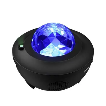 

Galaxy Starry Night Lamp LED Star Projector Night Light Ocean Wave Projector with Music Bluetooth Remote Control Kids Gift New