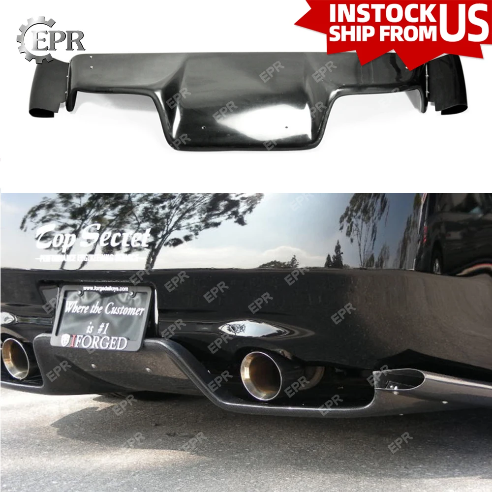 Задний диффузор из стекловолокна для Nissan Z33 350Z (2003 2008) Infiniti G35 Coupe 2D JDM TS Style (с