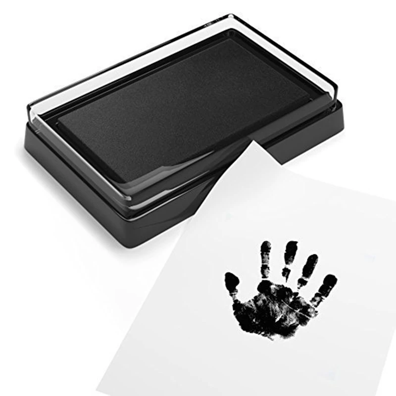 Отпечаток пальцев чернильный коврик безопасный без кислот No-mess Inkpad для младенца JAN88