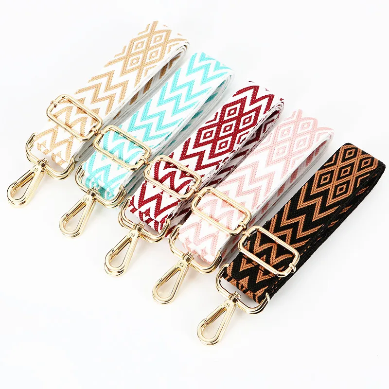 Chain Bag Strap Female Fashion Shoulder Hand Bag Accessories DIY Bag Part Strap Replacement Polyester Chain Belt Strap for Women