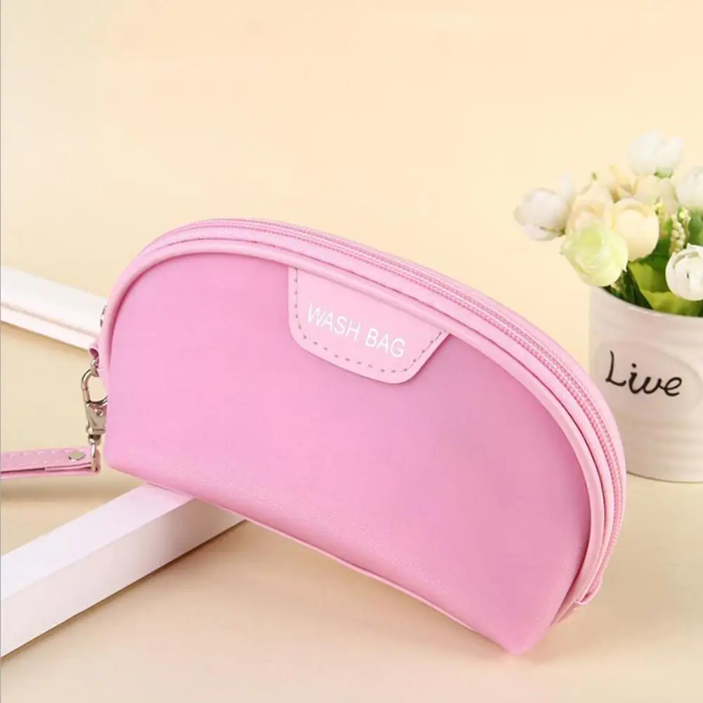 pink Новые сумки для макияжа, мешочки для косметики для путешествий, женская сумка, женская косметичка, косметичка, Trousse Maquillage Femme Kosmetyczka - Цвет: pink