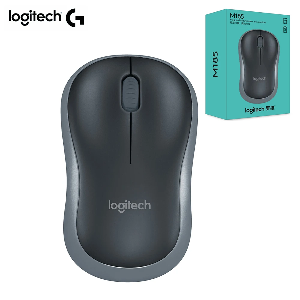 Мышь logitech M185 Беспроводная 1000 DPI|Мыши| |