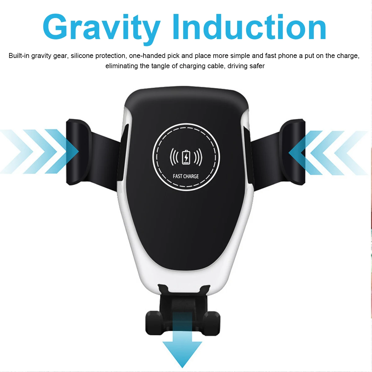 iphone charging stand Gravity Induction Car Qi Wireless Charger For iPhone XS 12 Max XR 8 Fast Charging Air Vent Phone Holder For Samsung Note S9 S8 mobile wall stand