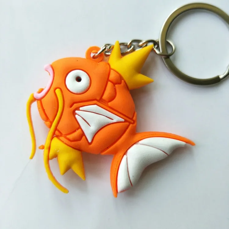 05 Аниме Покемон брелок ПВХ брелок Articuno Magikarp Gengar Zapdos Chansey Totodile мультфильм ювелирные изделия, подвески, аксессуары в подарок - Цвет: 05