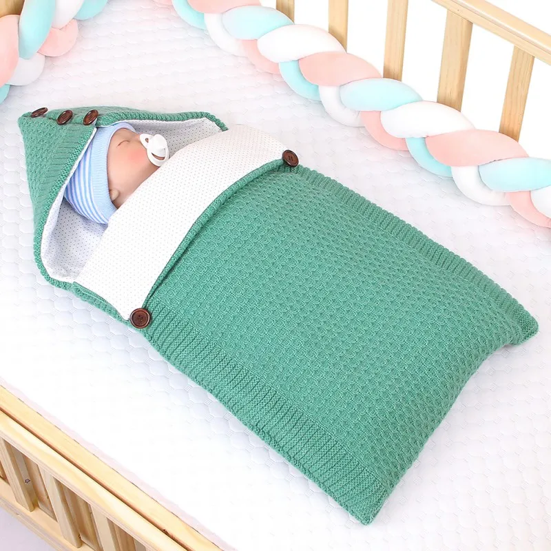 Спальный мешок для маленьких мальчиков и девочек от 0 до 12 месяцев, утепленный дизайн, одеяло для новорожденных с защитой от ударов, плед, Новое поступление