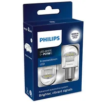 Лампа P21W 12V-LED(BA15s) 6000K 2.7W White X-tremeUltinon LED gen2(уп.2шт.) PHILIPS 11498XUWX2