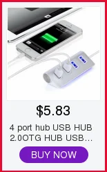 7 портов usb 3,0 концентратор Алюминиевый usb разветвитель адаптер супер до 5Gbs для компьютера usb концентратор