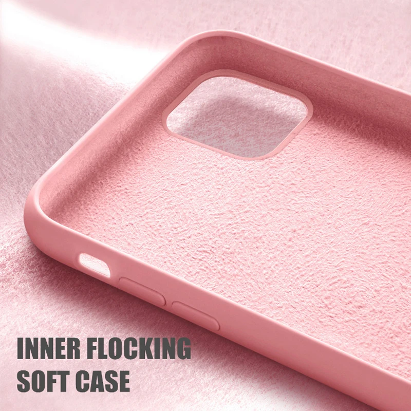 Vibrant Matte Liquid Silicone Soft Bumper Phone Case