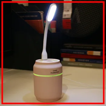 

200ML Ultrasonic Aromatherapy Essential Oil Aroma Diffuser Cool Mist Humidifier Car Air Humidifier USB With LED Lights and fan