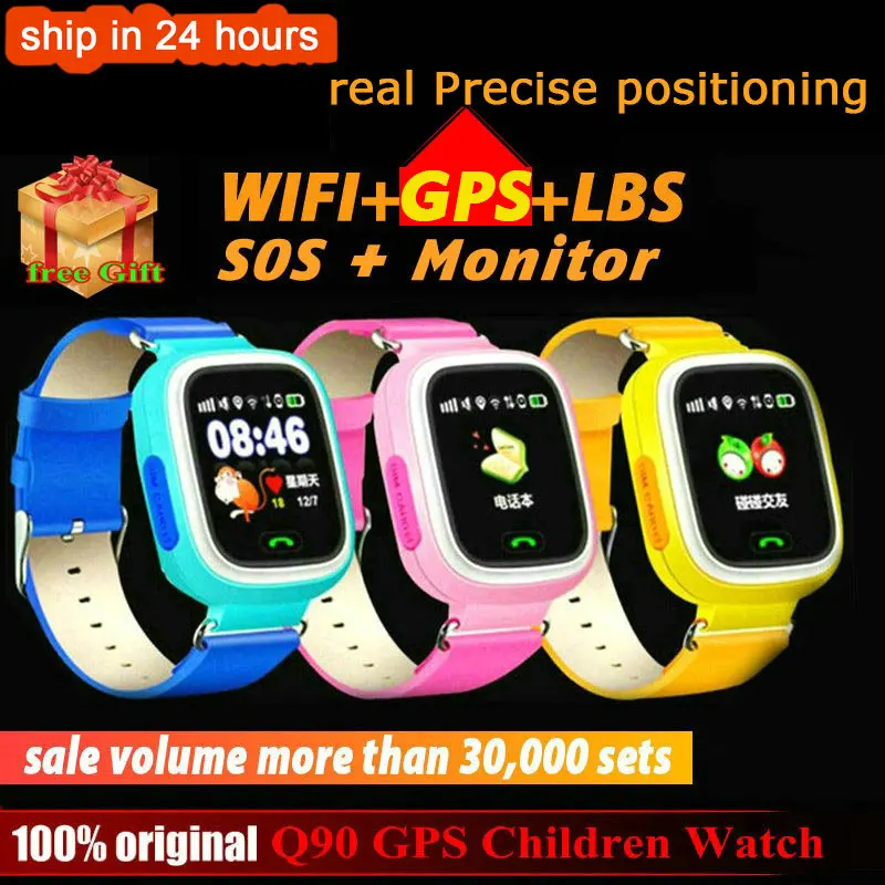 Q90 GPS Child Smart Watch Phone Position Kids Watch WIFI SOS 1.22inch Color Touch Screen Smart Baby Watch VS Q12 Q15|smart watch baby|phone positssmart watch - AliExpress