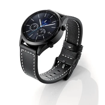 

Genuine Leather for Samsung Gear meters S3Ticwatch moto360 head layer cowhide leather smart Watch strap 22mm Quick Release