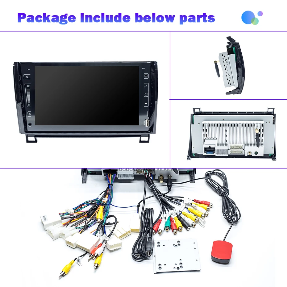 DSP ips Android 10 Автомагнитола gps для Toyota Tundra Sequoia 2007 2008 2009 2010 2011 2012 2013 мультимедиа Нет 2 DIN DVD головное устройство