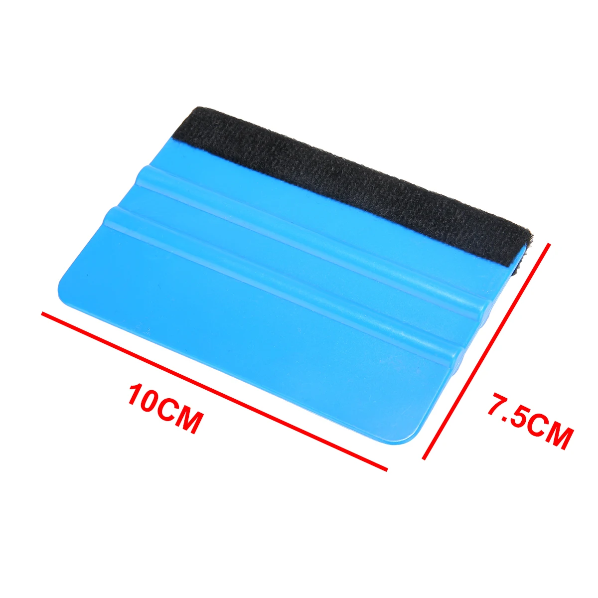 New Arrival 1pc 10x7.5cm Plastic Car Vinyl Squeegee Decal Wrap Application Tool Soft Felt Edge Scraper for Vinyl Applications