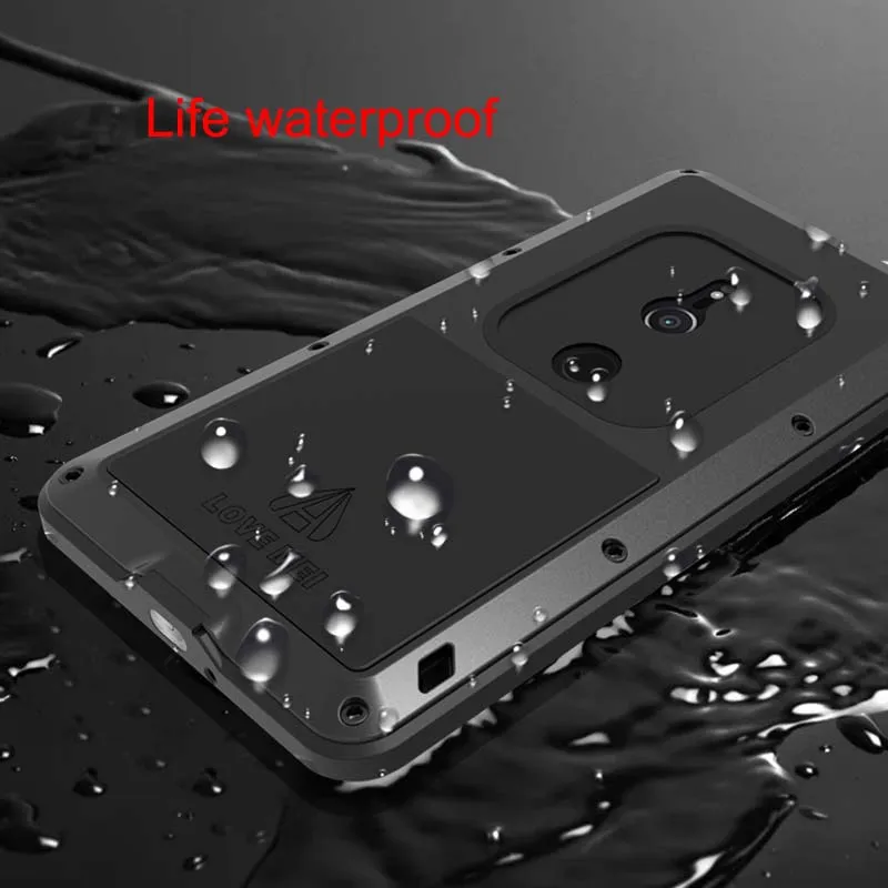 Алюминиевый металлический чехол LOVE MEI для sony Xperia XZ2/XZ2 Compact Armor ударопрочный водонепроницаемый чехол для sony XZ2 Compact Capa