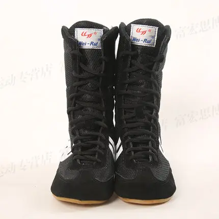 [TB08]Boxing shoes men's low to help Sanda shoes high to help fighting training wrestling ankle boots boots