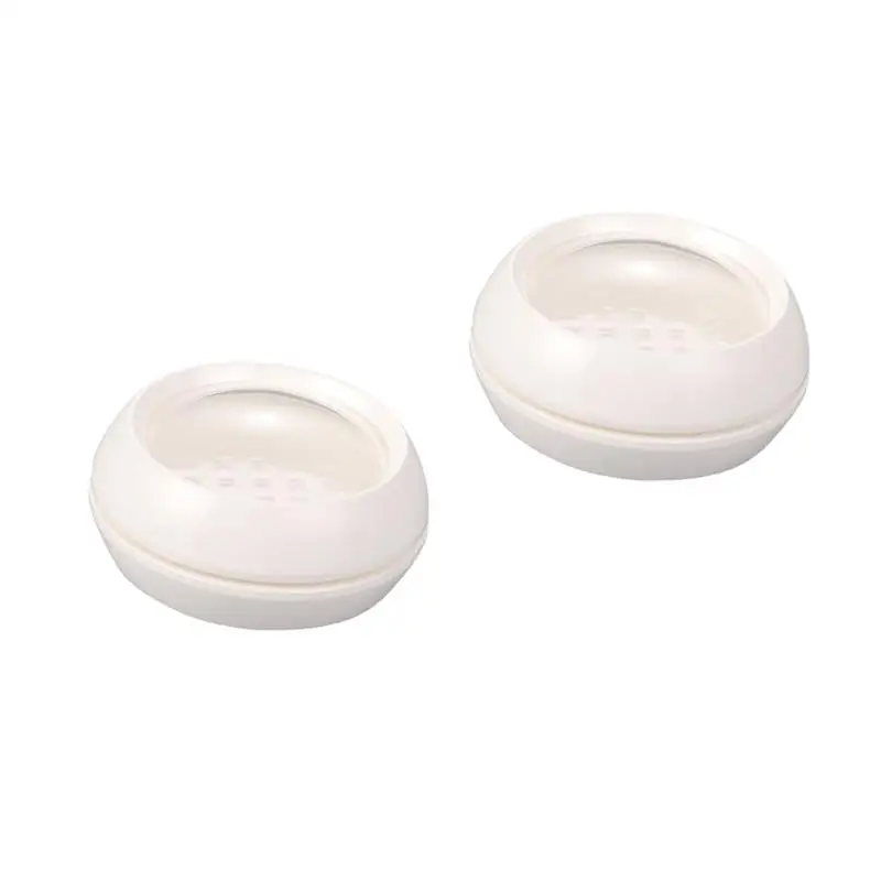 

2Pcs Loose Powder Box Makeup Powder Container Cosmetic Case Makeup Accessories Empty Powder Case for Girls Women Home