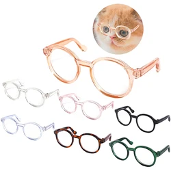 Lunettes de soleil rondes et réfléchissantes pour animaux de compagnie, accessoire pour petits chiens et chats 