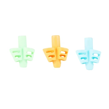 

3Pcs/Set Children Pencil Holder Tools Silicone Two Finger Ergonomic Posture Correction Tools Pencil Grip Writing Aid Grip