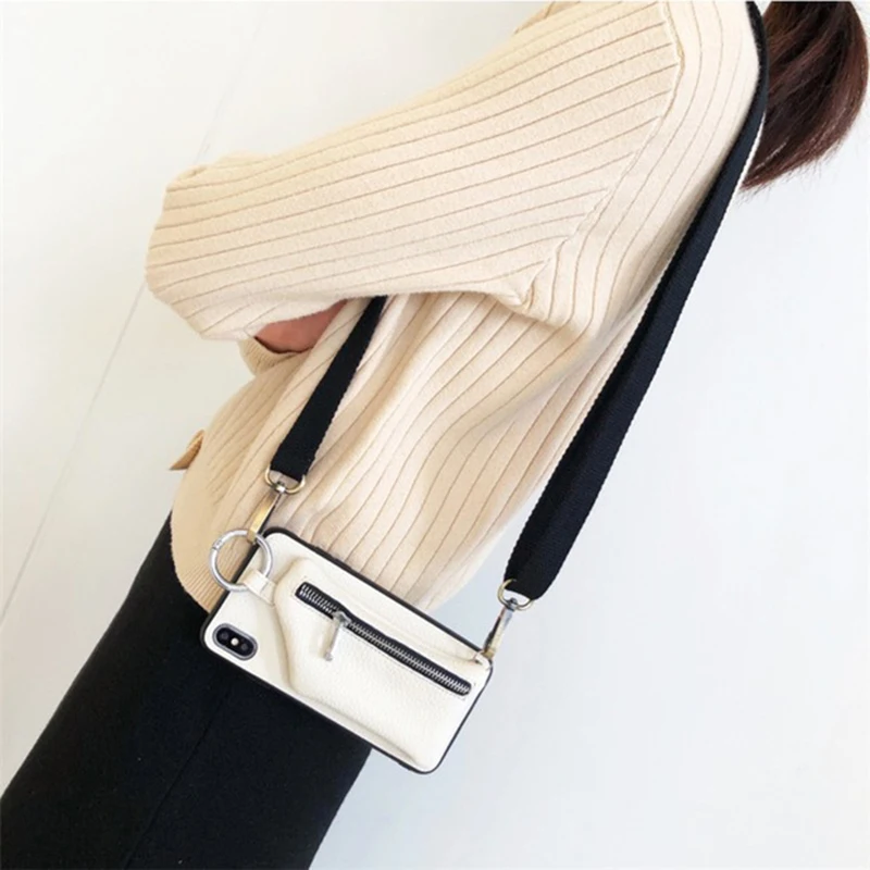 Crossbody Canvas Lanyard Zipper Wallet Phone Case for Samsung S20 Ultra S8 S9 S10 Plus S10E S7 Edge Note8 Note9 Note10 + Cover Crossbody Canvas Lanyard Zipper Wallet Phone Case for Samsung S20 Ultra S8 S9 S10 Plus S10E S7 Edge Note8 Note9 Note10 + Cover