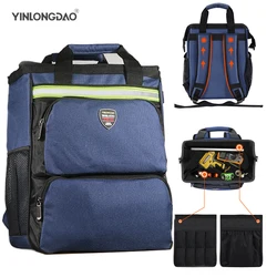 Sac à dos en toile épais spécial électricien, sac à outils à bandoulière multifonctionnel, Installation d'entretien, sac à outils en toile 
