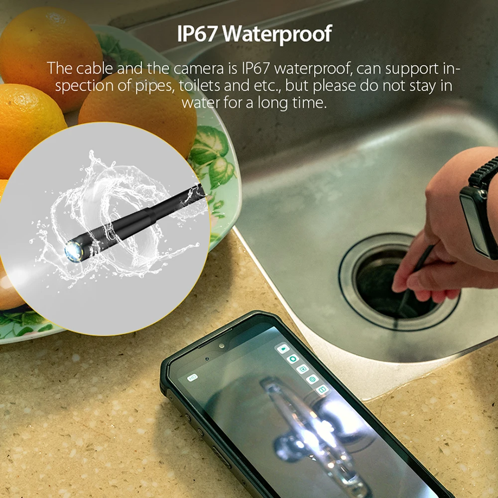 Ulefone  Waterproof 3 in 1 Endoscope /For ARMOR 9/ARMOR 9E/Power Armor 13/Power Armor 18T