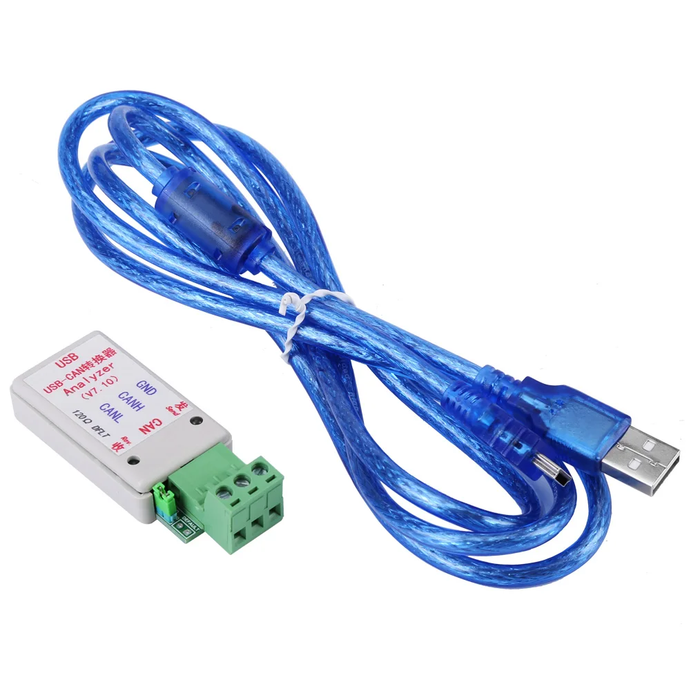 Регулируемый адаптер питания с USB на CAN-шину конвертер кабелем поддержка XP/WIN7/WIN8 |