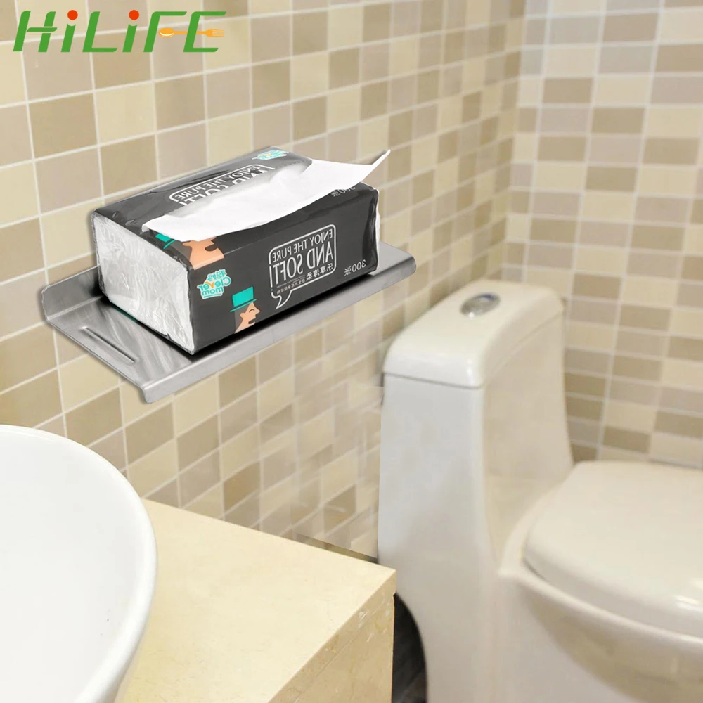 HILIFE держатели для туалетной бумаги многофункциональные полки из нержавеющей стали для ванной комнаты с пепельницей Полка для полотенец держатель для телефона