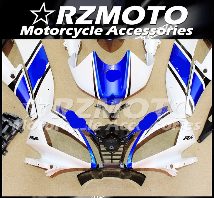 ABS мотоцикл обтекатель комплект для YAMAHA YZF R6 2006-2007 год кузов литьевая форма Магазин № 1696