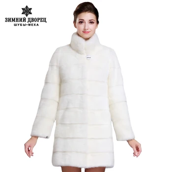 

New style ladies' fashion mink coats,Genuine Leather,Mink Fur,Mandarin Collar,Mink fur coat from natural fur,Free shipping