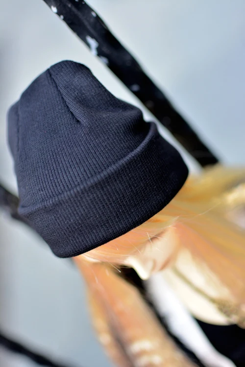 

D01-P562 Doll handmade clothes 1/4 1/3 uncle MSD SSDF SD doll Accessories Threaded cap black and white 1pcs