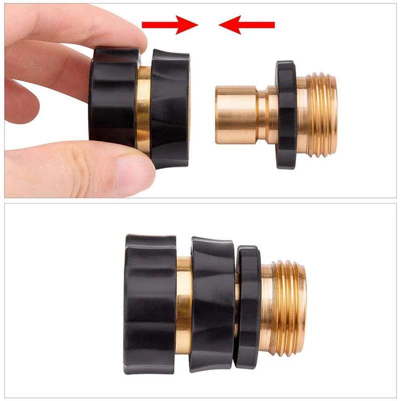 

Hot Sale Hose Quick Connector, 5 Sets Of 10 Pieces Garden Hose Connector Quick Connector Connector for Men and Women Connector