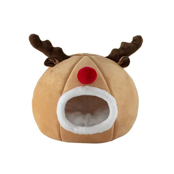 

Dog Cat Winter Warm Sleeping Bag Long Plush Soft Pet Bed Calming Bed Quality Cotton Puppy Cat Bed Puppy House 2021 hot sale