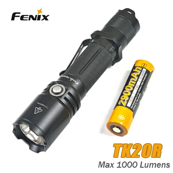 Fenix TK20R Micro-USB Перезаряжаемый Фонарик 1000 люмен 18650 батарея