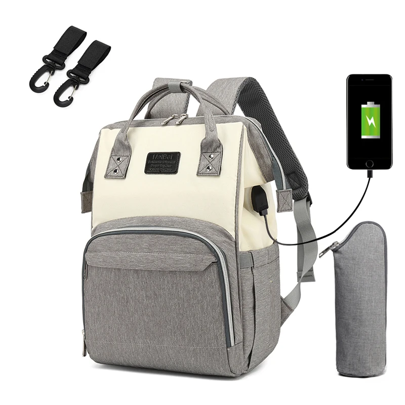 Spacious Waterproof Multi-Function Diaper Backpack