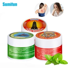 

3Types 10g Sumifun Original Herbal Ointment Cold Headache Stomachache Dizziness Heat Stroke Insect Stings Herbal Oil Skin Care