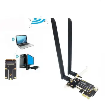 

Intel 9260AC core 802.11AC Banda Dual 1730Mbps MU-MIMO Windows PCI-E 10 WiFi Bluetooth Tarjeta 5.0 F8D2