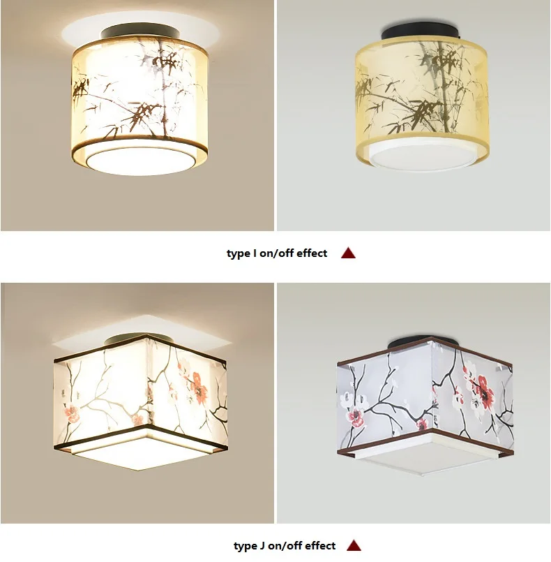 Китайский потолочный светильник светодиодный светильник для коридора, освещение для крыльца, Современная потолочная лампа для фойе, маленькие лампы