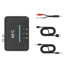 5 0 Bluetooth Receiver Smart NFC A2DP RCA AUX 3 5MM Jack Wireless Adapter Suppotr USB Play For CAR Home Speaker Headphone
