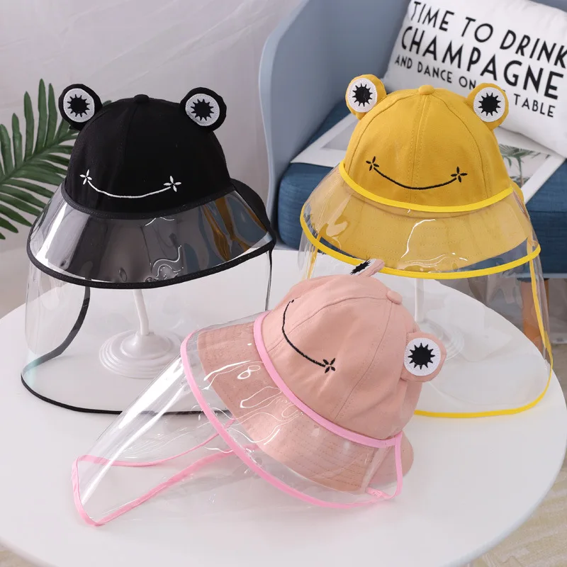 New Protect Hat Transparent Safety Face Shield Flip-Up Visor Covering Protector Guard Adult Kids Clear 2020 | Детская одежда и