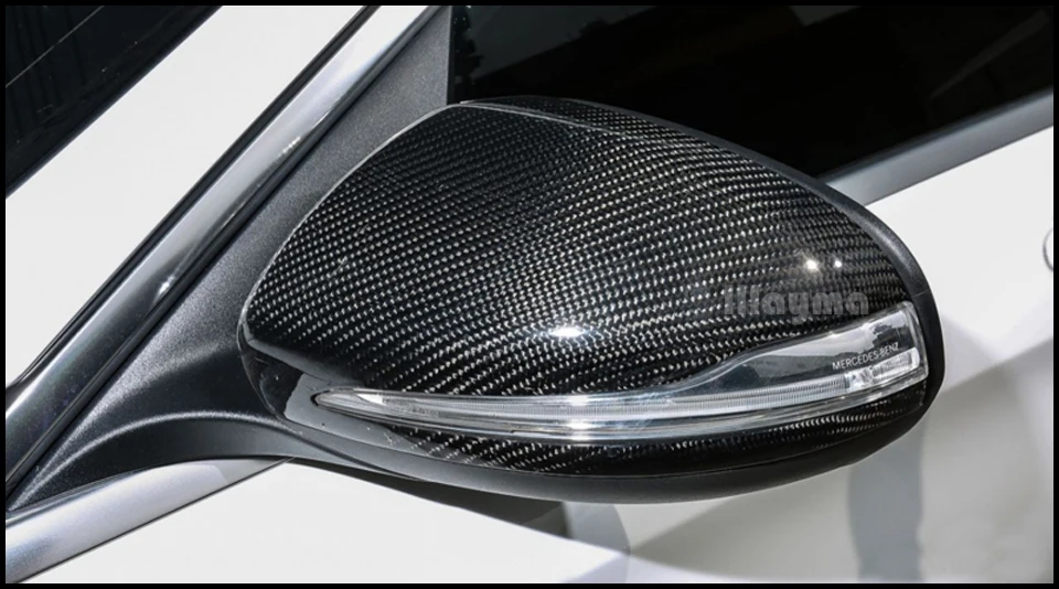 Чехлы из углеродного волокна для заднего зеркала Benz C class c200 c220 c250- LHD RHD W205 CF автомобильный Стайлинг Сменное зеркало 2 шт