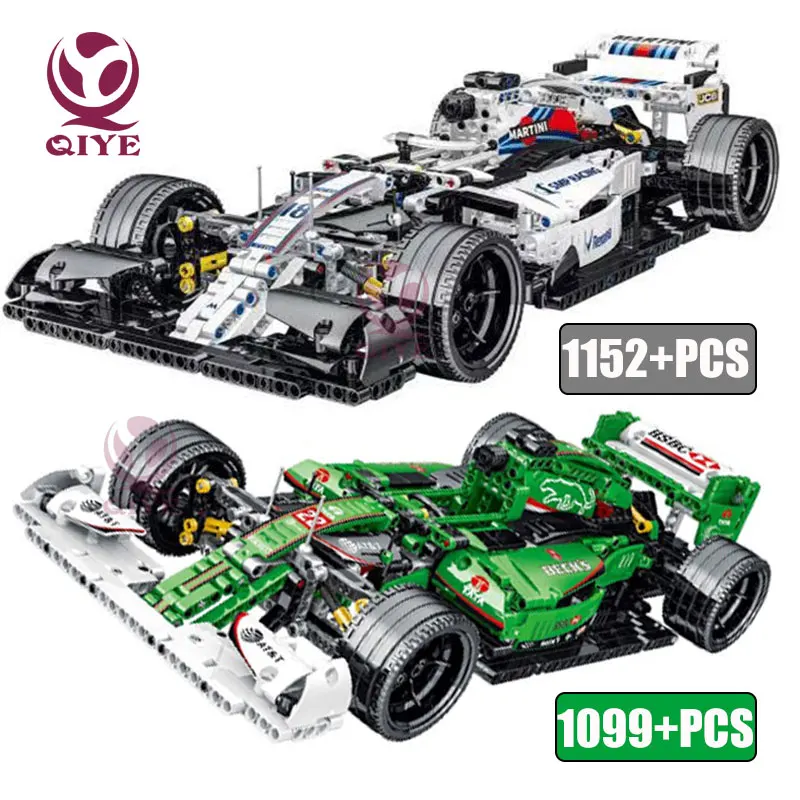 

Technical Formula Cars F1 Building Blocks City Super Speed Racing Vehicle Model MOC Bricks Toys for Kids Boys Gifts