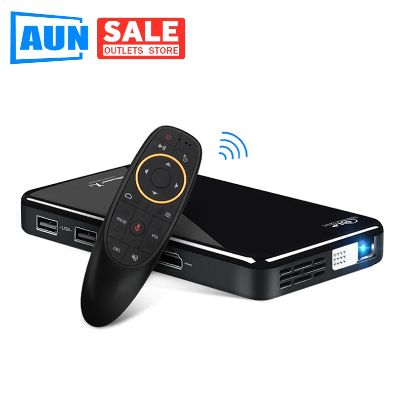  AUN LED Projector X2. WiFi Android 3D Beamer for Home Theater. MINI Projector Cinema. Support 1080P - 32972858540