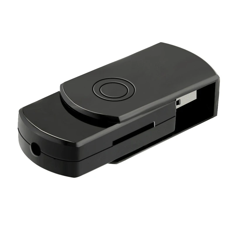 

USB Mini Camera 2 in 1 USB Disk Loop Recording Portable Mini HD Camera Multi-Function Recording Rotary USB Flash Drive