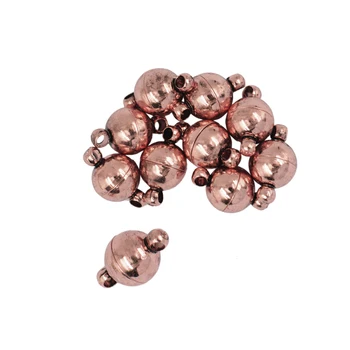 

Lot 50 Sets Round Ball Clasp Closure Strong Necklace Connector