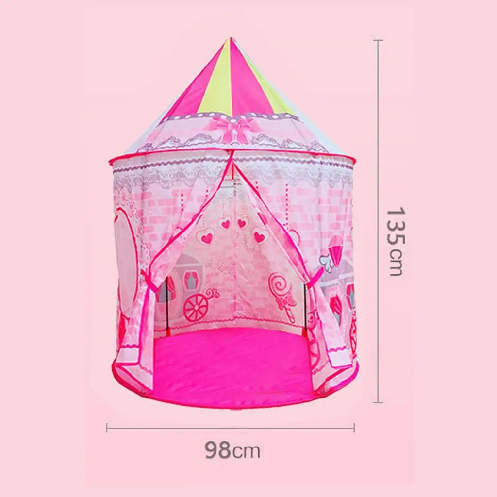 Pink Folding Kids Space Capsule Playtent Fantasy Indoors/Outdoors Playset Beach Toys Cute Ornaments Home Kindergarten